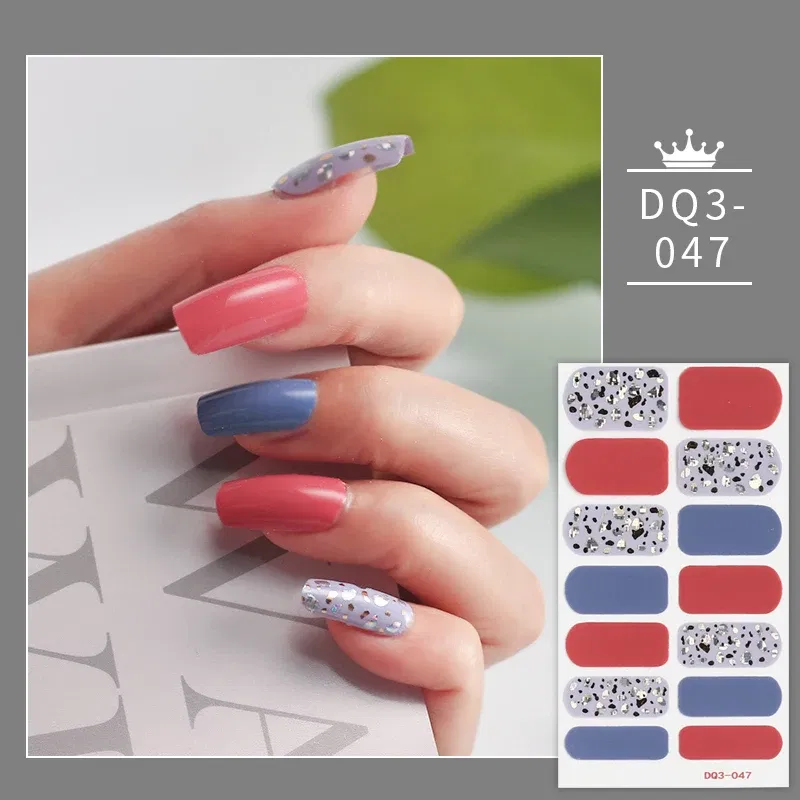 Color: Colorful Star - Green and White Solid Colors and Creative Nail Art Manicure Decoration Nails Art Decoration Last Update Nail Sticker Lot