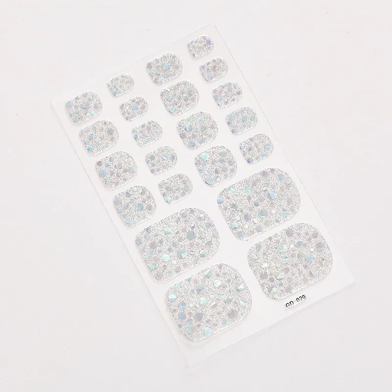 Color: transparent - Loveliness Minimalist Design Fashion Nail Stickers Nail Art Stickers 2020 Manicure Decoration Nail Tape Full Beauty Nail Strips