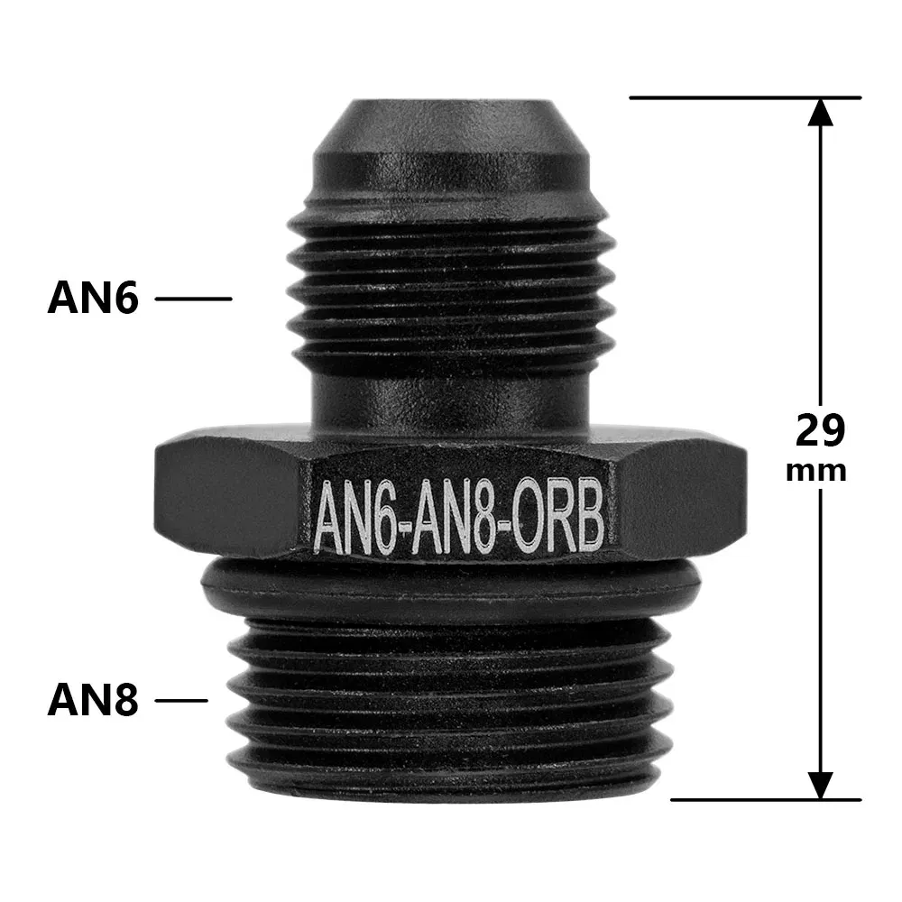 Color: army green - Aluminum Alloy Universal AN6 8 10 12 to AN to M16x1.5 M18x1.5 Metric Fuel Hose Adapter Pipe Thread Fitting CAR OIL COOLER SYSTEM
