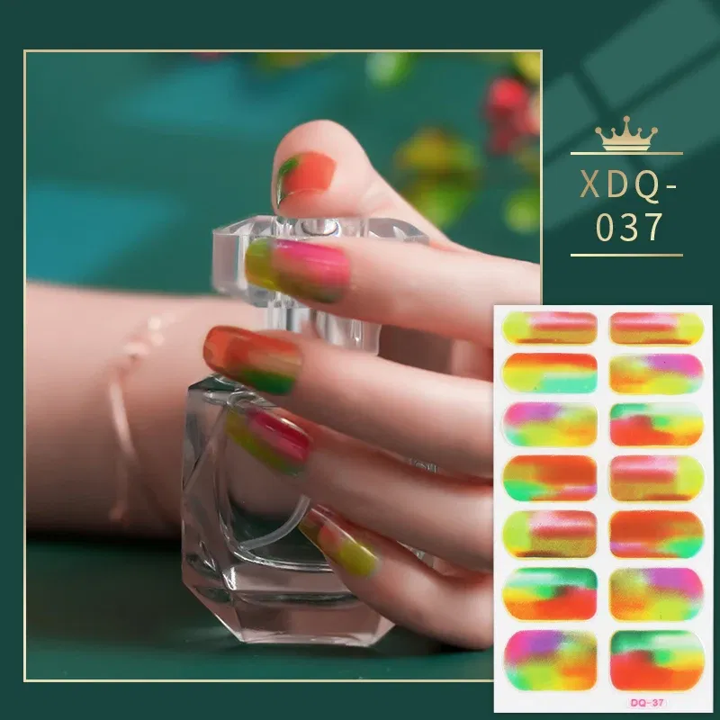 Color: Mixed Colors - Dropshipping Red Strawberry Nail Stickers Fashion Nail Polish Self Adhesive Manicure Decoration Nail Accessories Nail Art