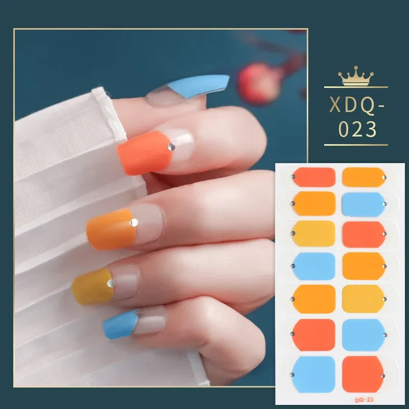 Color: Lvory - Dropshipping Red Strawberry Nail Stickers Fashion Nail Polish Self Adhesive Manicure Decoration Nail Accessories Nail Art