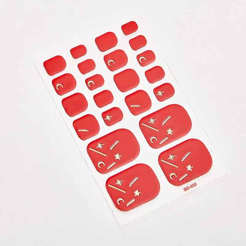 Color: Field Green - 22 Tips/Sheet Nail Tape Loveliness Nail Art Stickers Designed  Nailart Sticker Nail Strips Designer Nail Decals Nailart Shiny