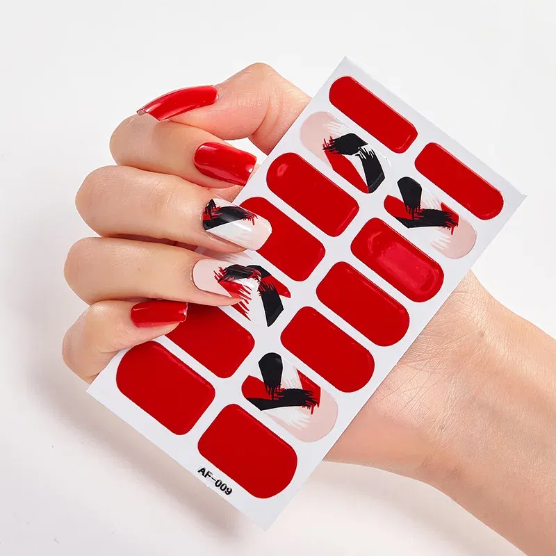 Color: Titanium - Designer Nail Decals Sticker For Nails Foil Nail Art Stickers 2020 Fashion Nail Minimalist Design Minimalist Design