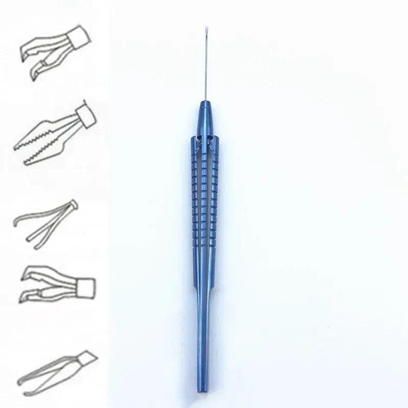 Color: Orange - Retinal Capsulorhexis forceps Intraocular Ophthalmic micro Surgical Instruments