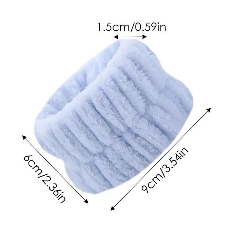 Color: GRAY, Ships From: CHINA - 2pc Wrist Washing Belt Soft Microfiber Towel Wristbands For Washing Face Water Absorption Washing Prevent Wetness Wrist Washband - Image 7