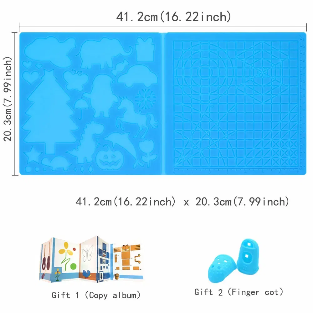 color: Gold - Silicone Design Rubber Pad for 3D Pr