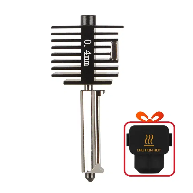 Color: WHITE - Hardened Steel Nozzle For Bambu Lab A1 mini Hotend Kit 0.4/0.6/0.8mm Fast Speed Bambulab A1 Hot End Assembly 3D printer part