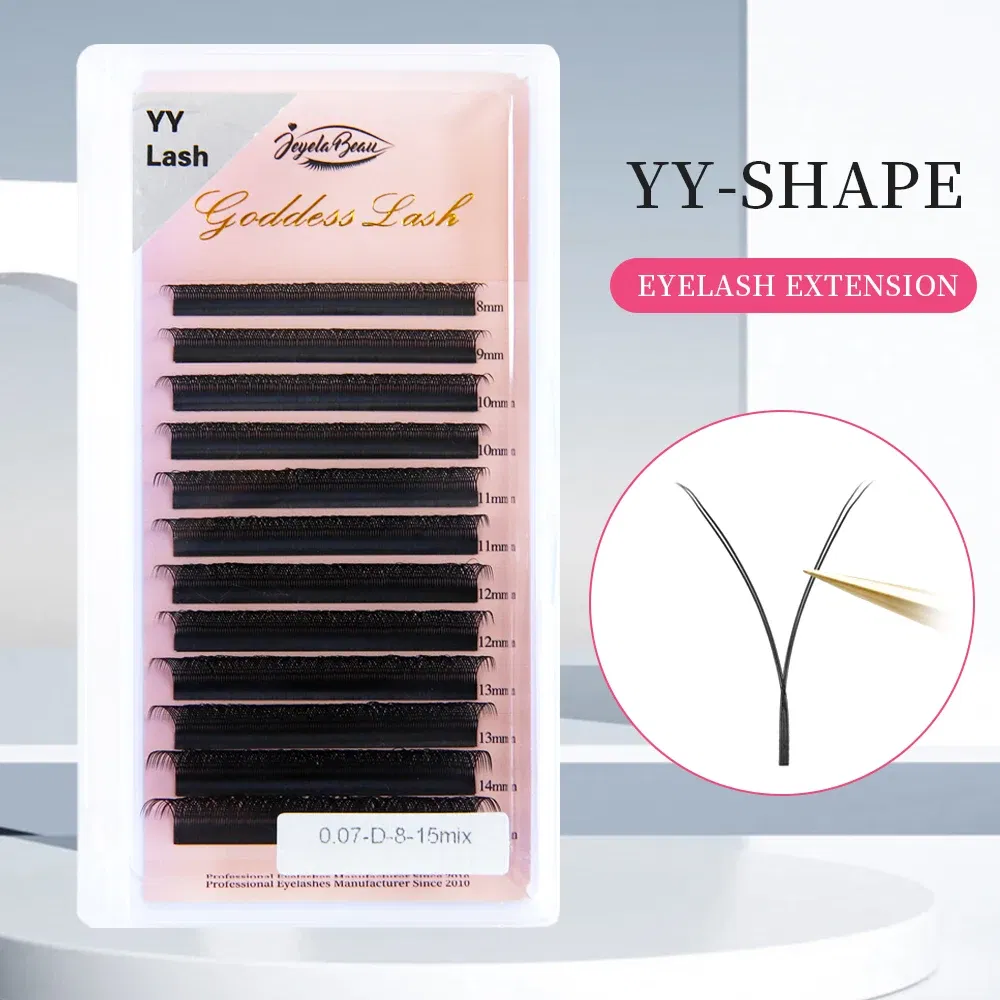 Color: Sliver, Curl: C, Thickness: 0.07mm, Length: 11mm, Ships From: CHINA - Goddess 3D/4D/5D/6D/7D/8D W Shape lashes 4D Premade Fan Lash Extensions 0.07 C/D Curl Natural Soft High Quality Idividual Lashes