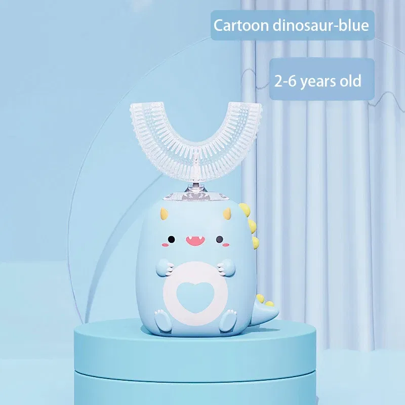 Color: Other - Kids U-shaped Sonic Electric Toothbrush Children Silicon Toothbrush 360 Degrees Smart Tooth Brush Teeth Whitening for Waterproof