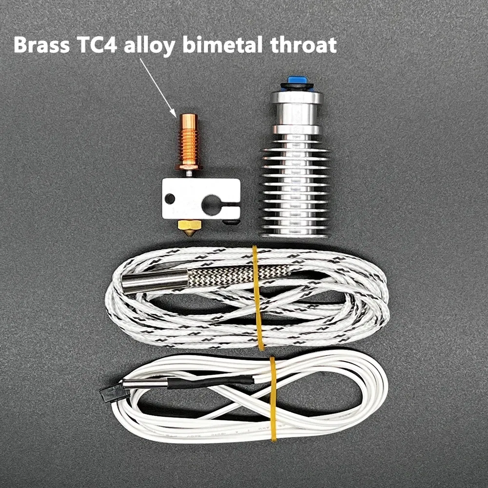 Color: WHITE, Size: 1mm - E3D V6 Hotend Kit 3d Pri