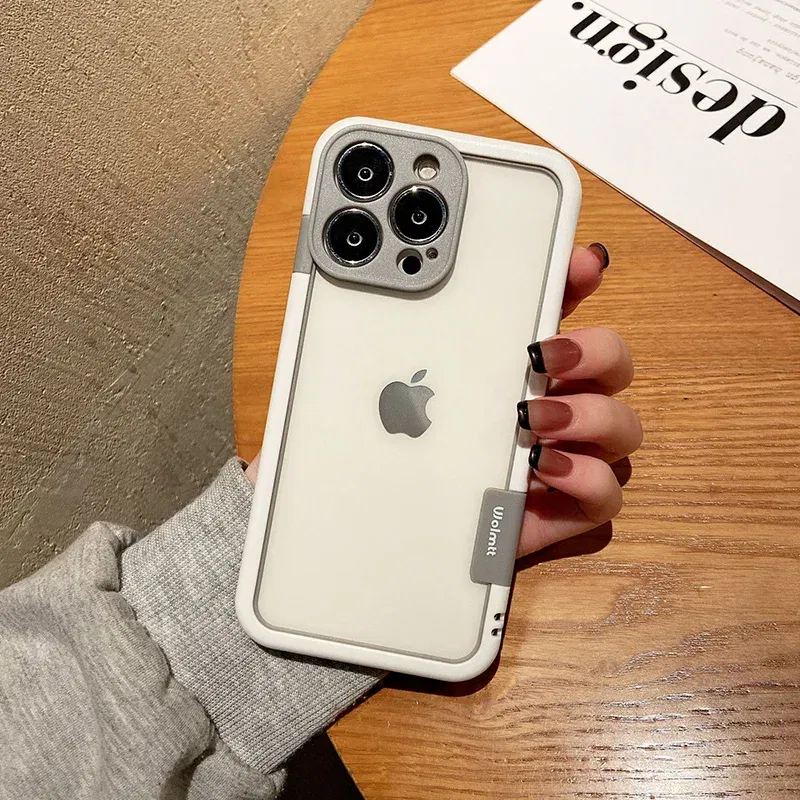Color: black, Ships From: CHINA, Material: Acrylic - Better Heat Dissipation Dual Color Bumper Border Soft Phone Case For iPhone 17 16 15 14 13 12 11 Pro Max 7 8 Plus XS XR