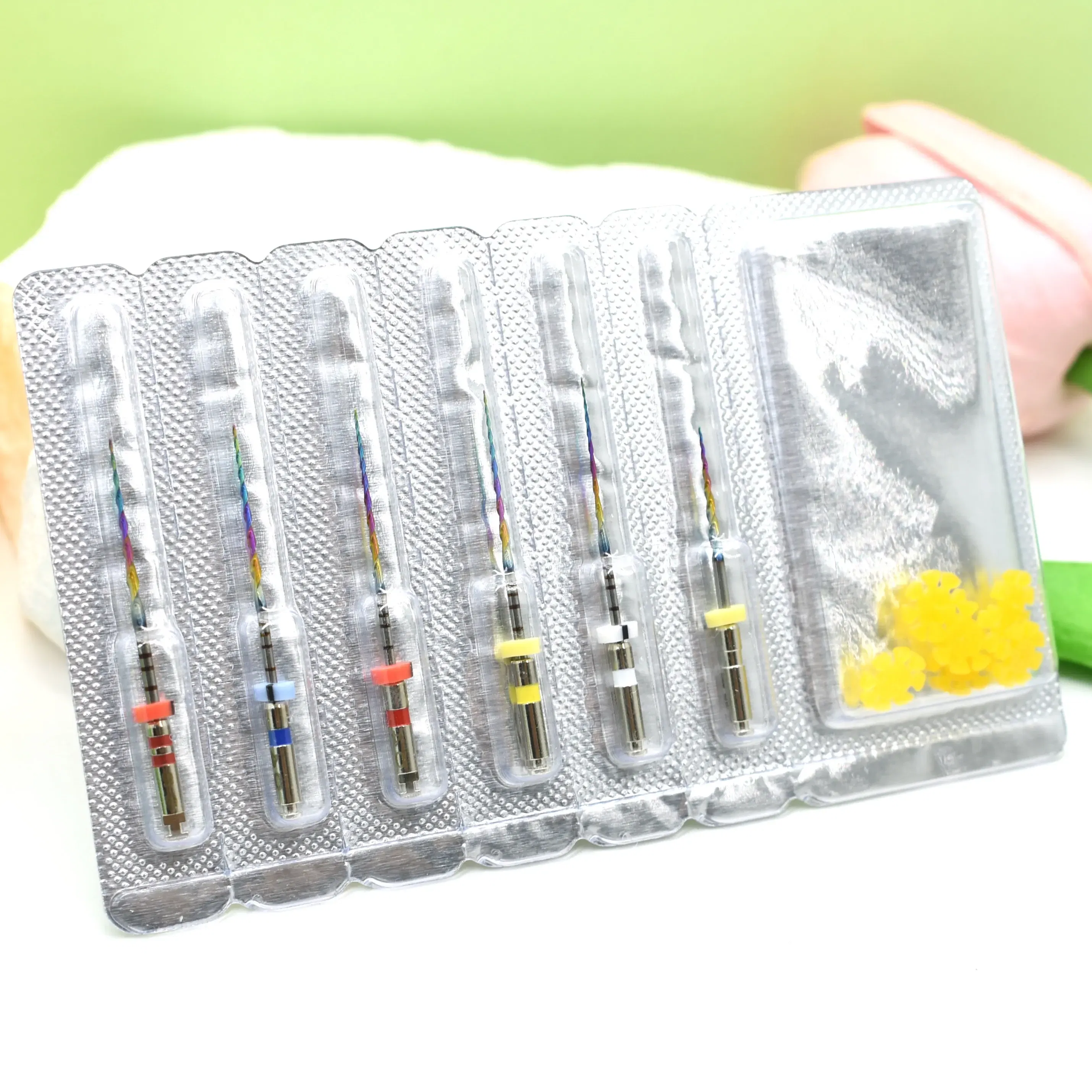 Color: Slate - Dental New Rotary Rainbow Files Thermal Activation Accessories Endodontic For Root Canal Files Cleaning Dentist Tool - Image 7