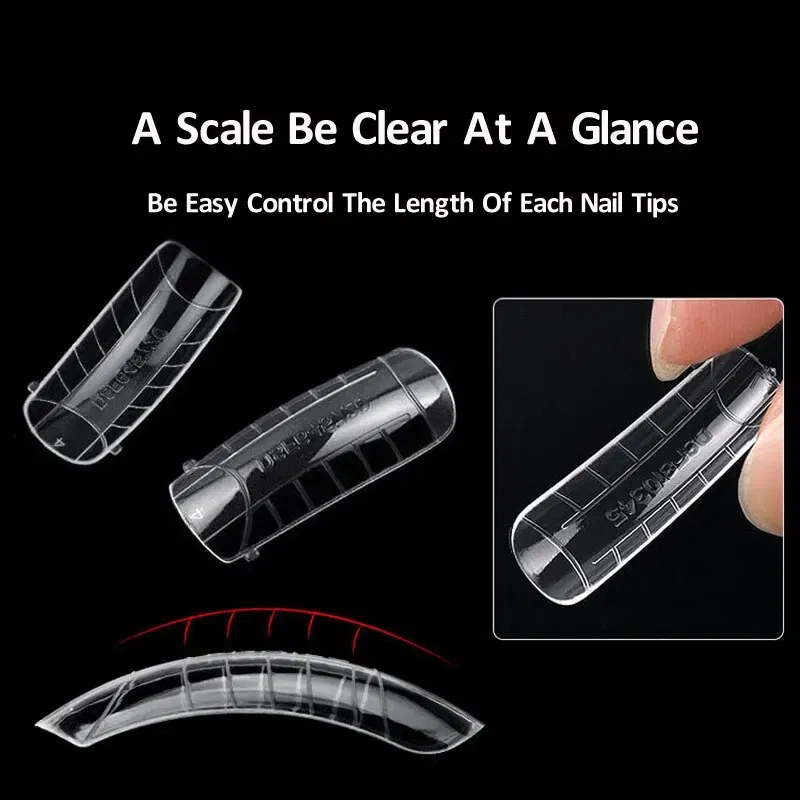 Color: Light Grey - 120pcs Nail Forms Full Cover False Nails Quick Building Mold Fake Nail Shaping Extend Top Molds For Gel Salon Manicure Art - Image 5