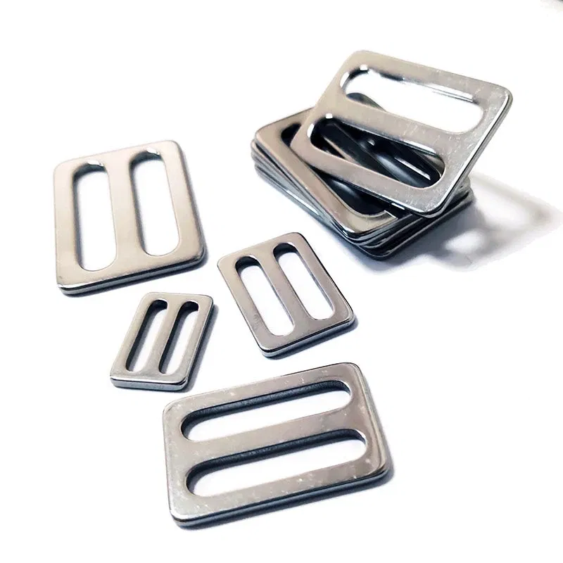 Size: 7mm - Stainless Steel Tri-Glide Strap Adjuster Full Slider Square Buclke for Leather Craft Bag Shoulder Strap Belt Webbing - Image 4