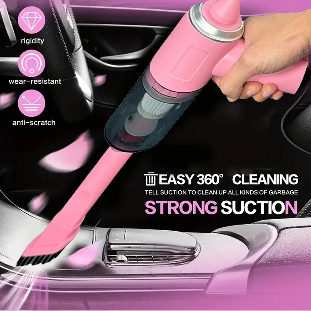 Color: black - Wireless Car Vacuum Cleaner 5500Pa 120W Cordless Handheld Auto Portabale Vacuum High-power Vacuum Cleaner for Home Office Car - Image 4