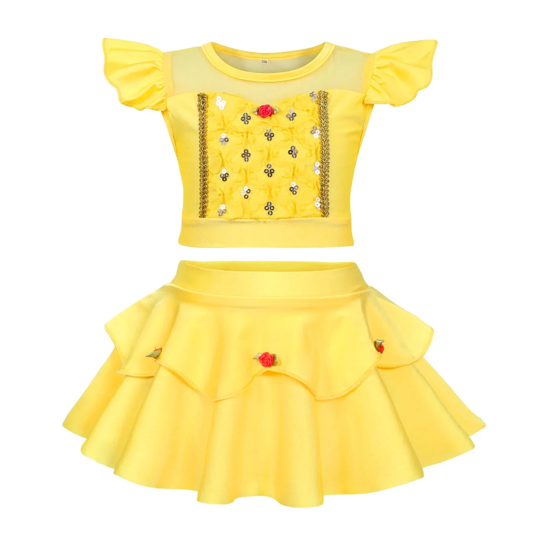 Baby Girls Swimsuit Princess Styles Full Print Beach Swimwear Children Two-piece Kids Bathing Suit Bikini Set Girl Biquinis