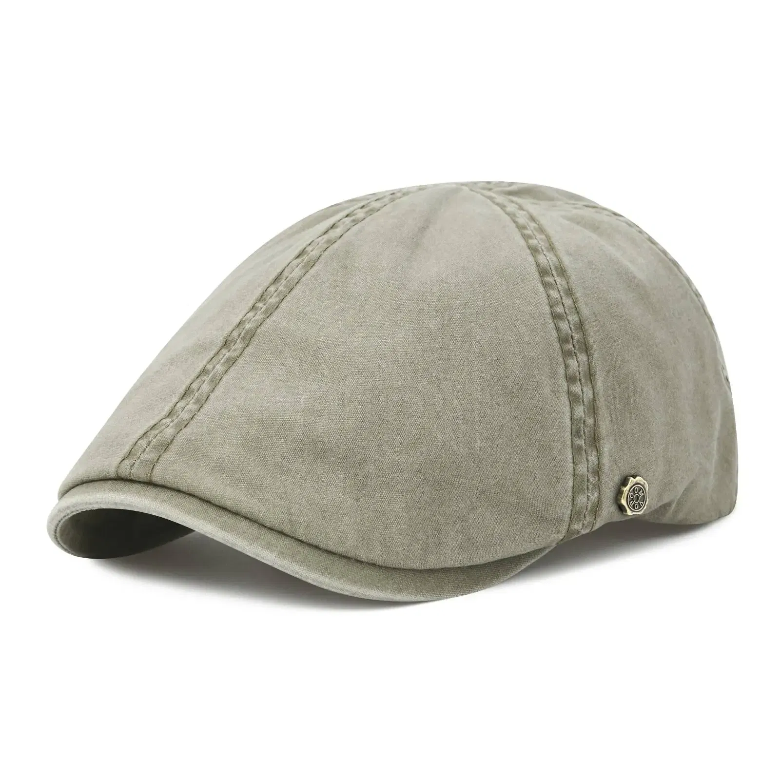 Color: SKY BLUE, Hat Size: One Size - VOBOOM 100% Man's Beret Cotton Gatsby Hat Ivy Cap Irish Hunting Newsboy Cap Flat Cap Cabbie Hats Driving Golf Caps