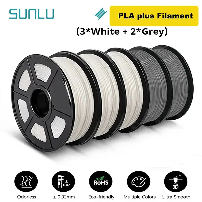 Color: Blue Transparent, Ships From: CHINA - Top 5KG 3D PLA/PETG/PLA PLUS/Clear Filament 1.75mm 5Roll 1KG 3D Printer Neatly Wound 3D Filament for 3D Printer& 3D Pen