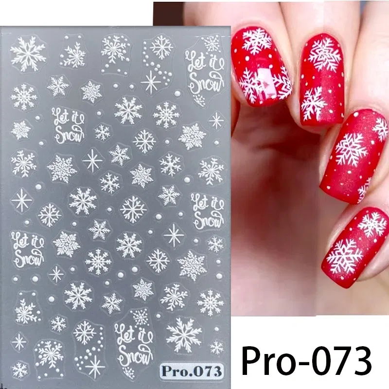 Color: Tan/Khaki - White French 3D Nail Stickers Manicure Gradient Line Flower Nail Art Designs Self-Adhesive Nail Tips Guides for DIY Decoration