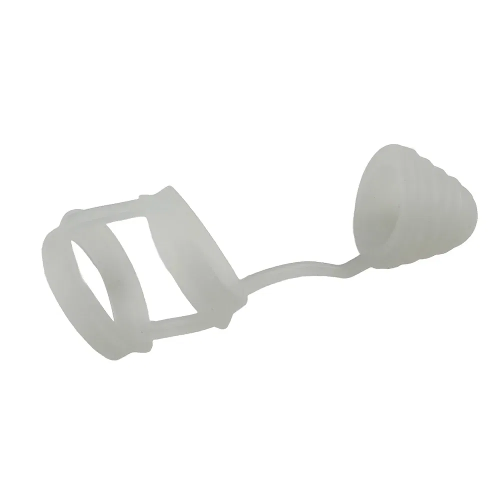 Color: Pink - 810 Silicone Rubber Band Fat Bubble Glass Ring Dust Cap Covers for 810 Drip Mouthpiece - Image 3