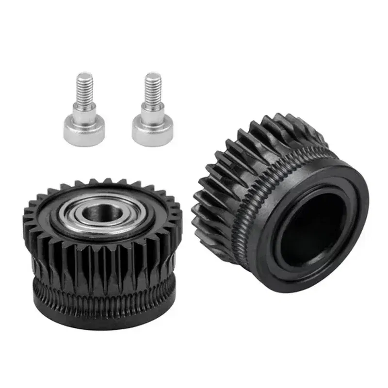 Color: WHITE - 2pcs/lot CR K1C K1 Gear All Metal F