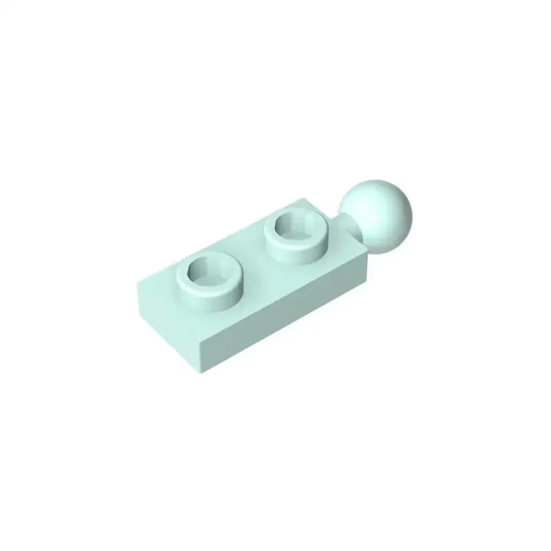 Color: Orange - Gobricks MOC Compatible Assembles Particles 22890 Plate Modified 1 x 2 with End Towball Building Blocks DIY High-Tech Spare Toys - Image 3