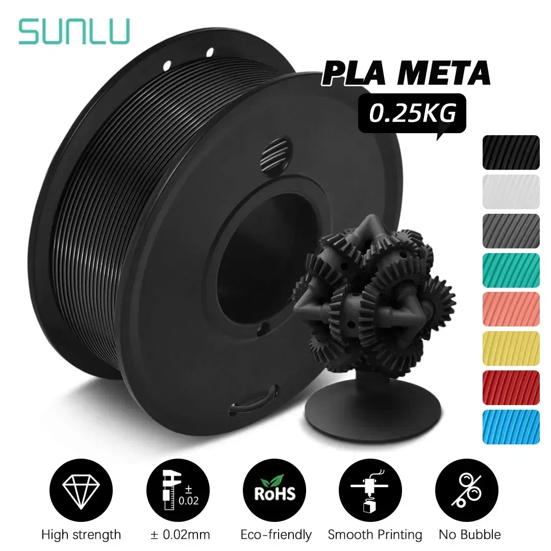 Color: Orange - SUNLU 3D Filament for PLA META 1.7
