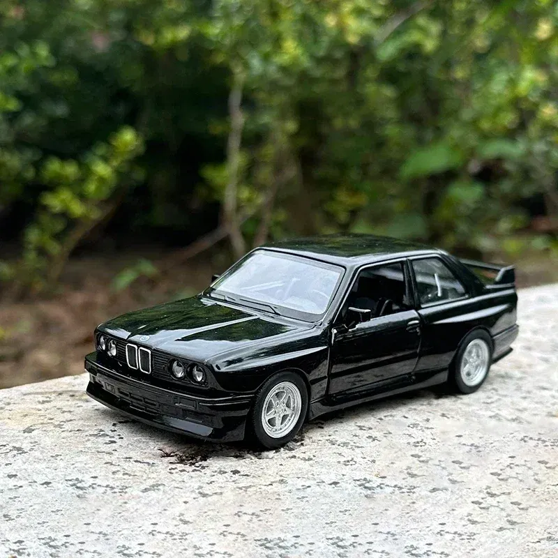 Color: Brown - 1:36 BMW M3 E30 1987 Porsche 911 Turbo Audi Quattro Metal Toy Alloy Car Diecasts & Toy Vehicles Car Model Model Car For Children