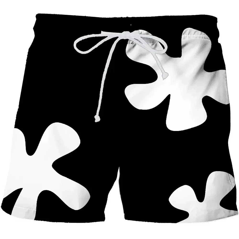 Color: Beige, Kid Size: 14 - Summer 3D Anime Patrick Star Board Shorts TrunksSummer Quick Dry Beach Swiming Shorts Women Men Loose Casual Short Beach clothes