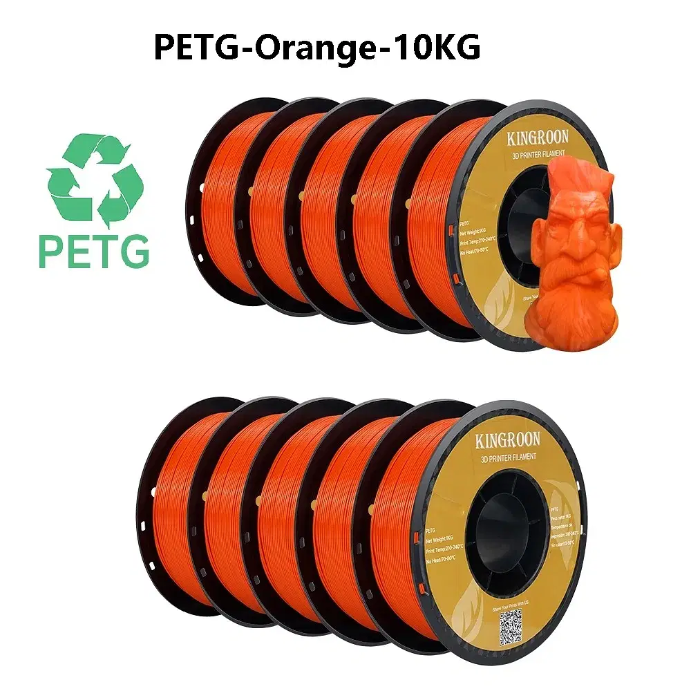 Color: Fluo Rose Red, Ships From: CHINA - Top 3D Printer 10KG PLA PETG ABS Filament 3D Printing Plastic Material 1.75mm 100% No Bubble Spool