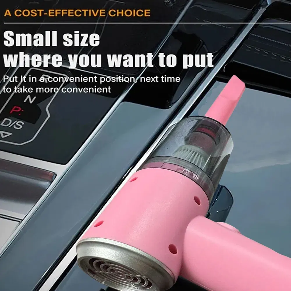 Color: black - Wireless Car Vacuum Cleaner 5500Pa 120W Cordless Handheld Auto Portabale Vacuum High-power Vacuum Cleaner for Home Office Car - Image 6