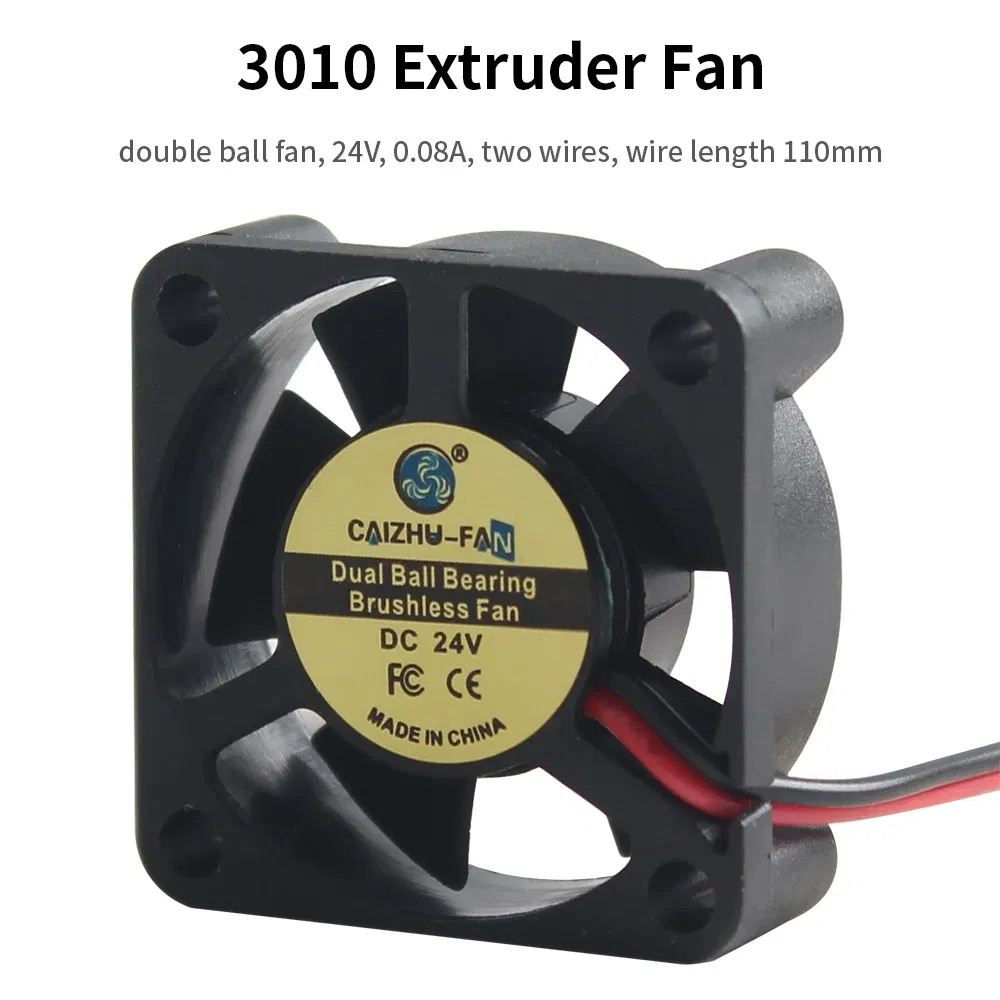 Color: Red - 3010/4010/4020/5015/12032 Fan for Fla
