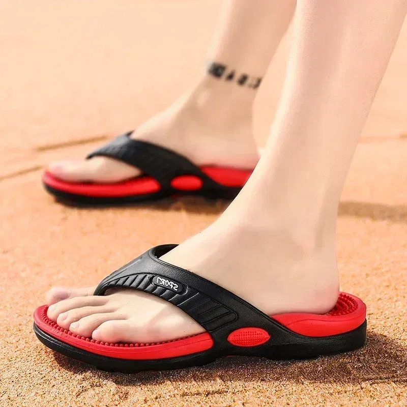 Men's Summer Massage Flip-Flops