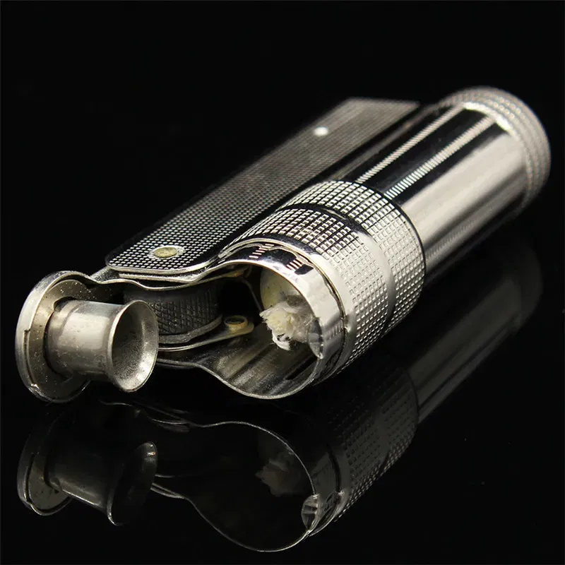 Color: PURPLE - Original IMCO Lighter Old Gasoline Flint Lighter Windproof Stainless Steel Cigarette Petrol Oil Lighter Inflated Gadgets Man - Image 2