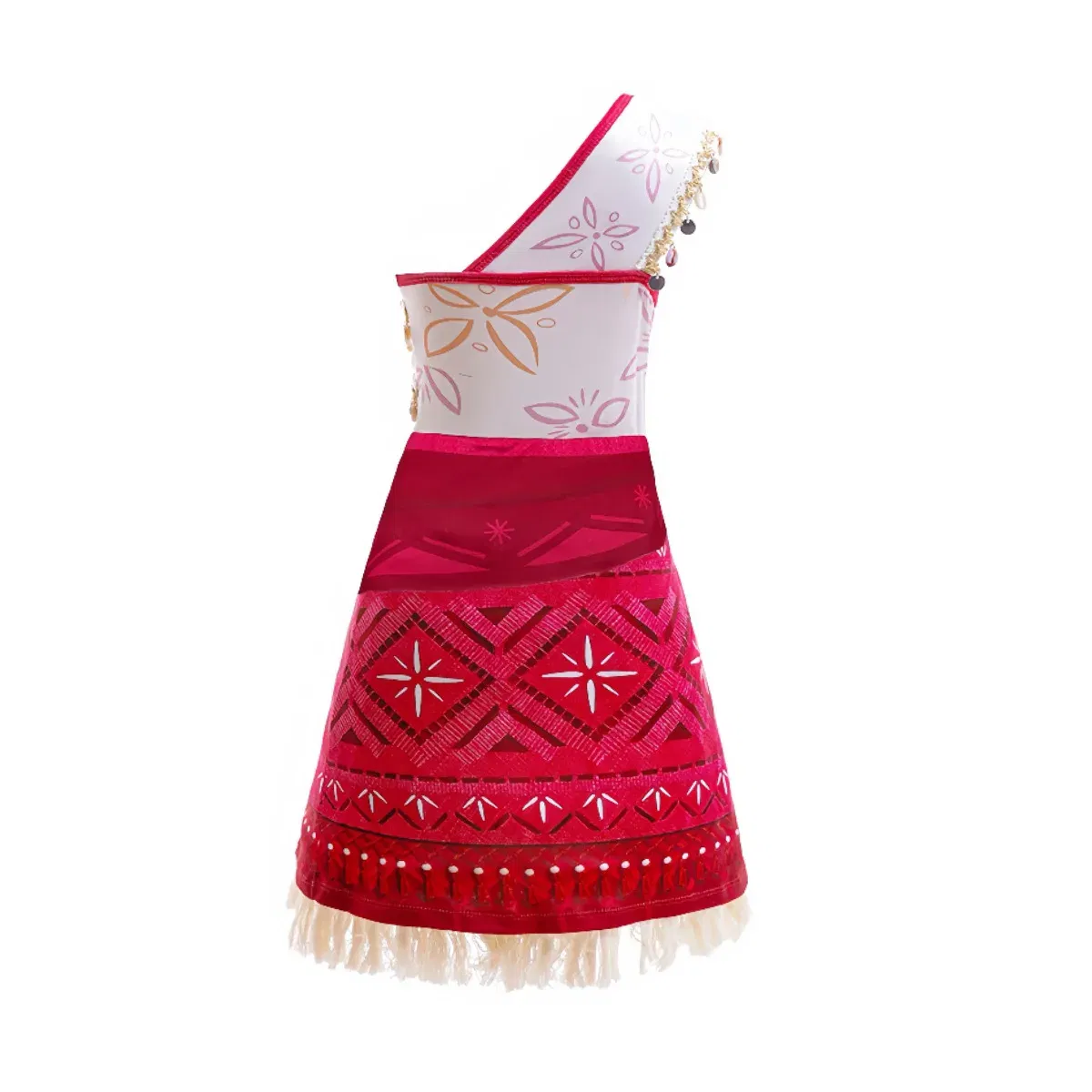 Color: Blue, Kid Size: 17 - Disney Movie Moana 2 Girl Dress Cosplay Party Costume Ocean Adventure Princess Fancy Clothes Children Vaiana Outfit Dress - Image 4