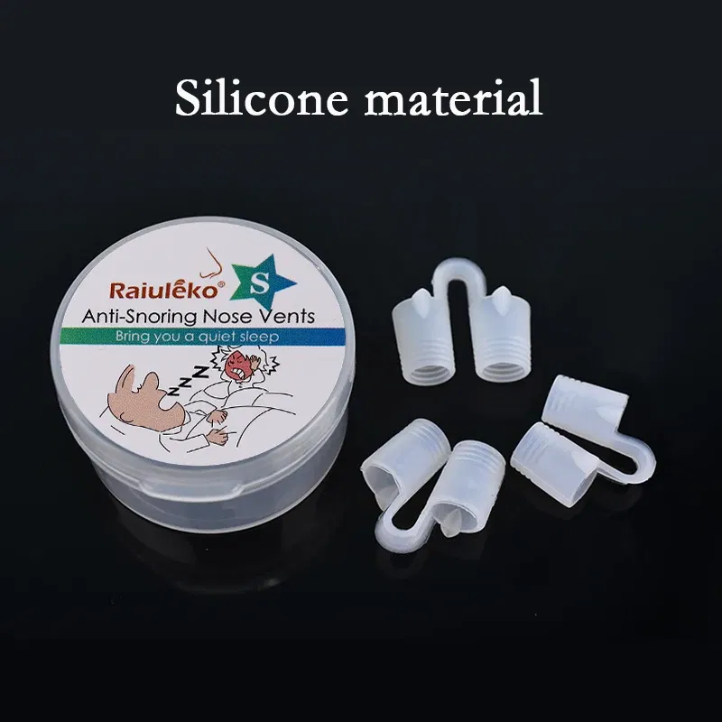 Color: Brown - Milky Anti-Snoring Device Healthy Sleeping Aid Equipment Anti Snore Apnea Mini Nose Clip Stop Snoring Nasal Dilator Breathe Easy - Image 5