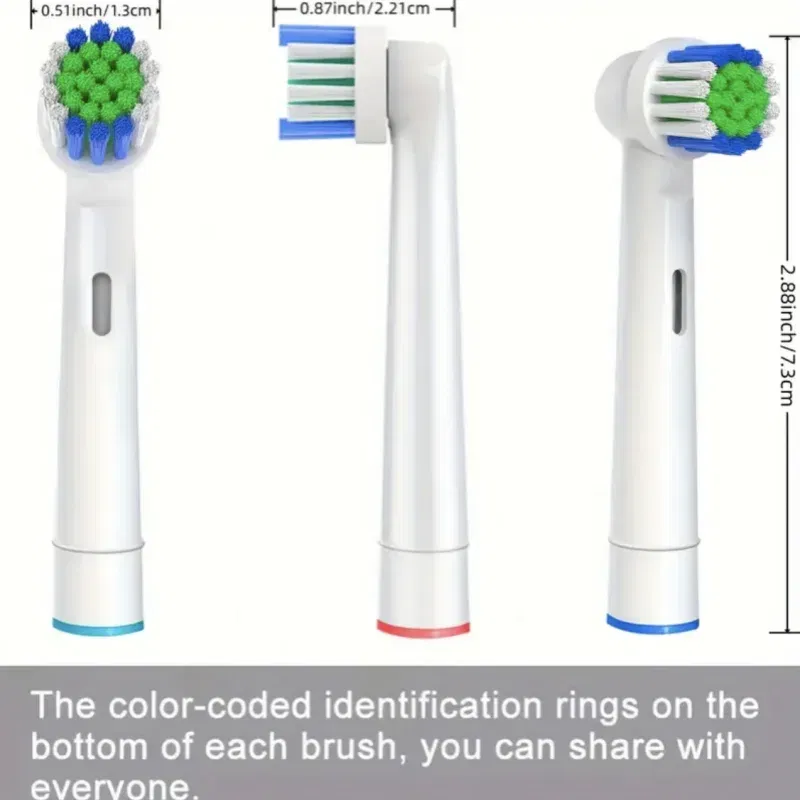 Color: Orange - Compatible with Oral B electric toothbrush head p2/4000/3757/d12/3766 Braun replacement head universal - Image 7