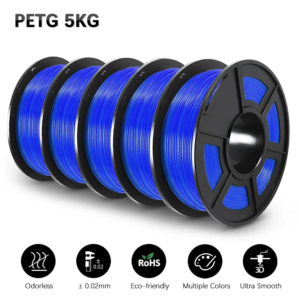 Color: Yellow, Ships From: CHINA - Top 3D Filament PETG/EASY ABS/TPU/ASA Filamnet 1.75mm 5Roll 1KG(TPU 0.5KG/Roll) 3D Printer Filament for 3D Printer