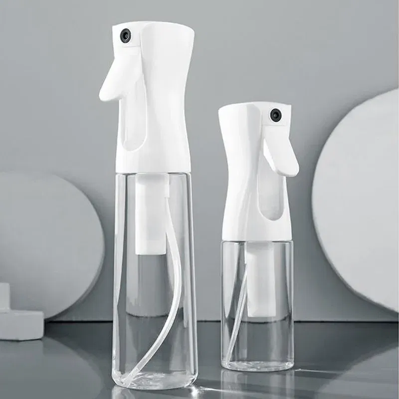 Color: Light Grey - High Pressure Continuous Spray Bottle Hair Care Makeup Water Replenishing Spray Separate Bottle Press Mist Spray Bottle - Image 2
