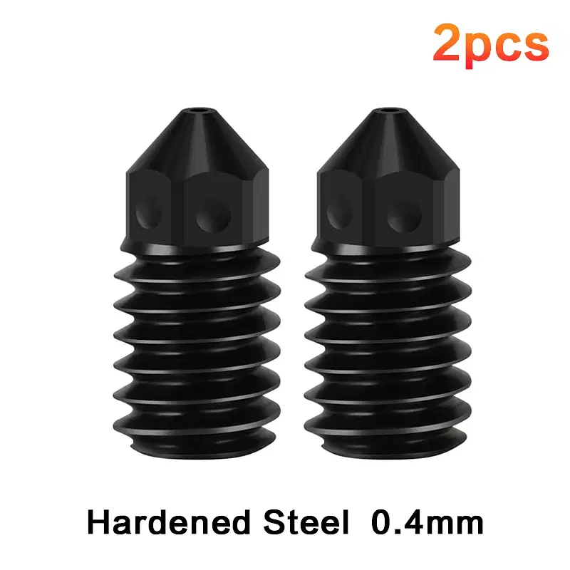 Color: Pink - Hardened Steel Nozzle For Bambu Lab A1 mini Hotend Kit 0.4/0.6/0.8mm Fast Speed Bambulab A1 Hot End Assembly 3D printer part