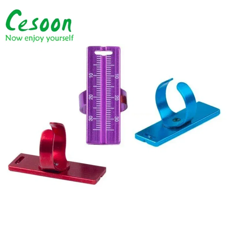 Color: Red - 1Pc Dental Ring Ruler Colorful Dentistry Root Canal Measuring Ruler Endodontic Measuring Equipment Aluminium Alloy Instrument - Image 5