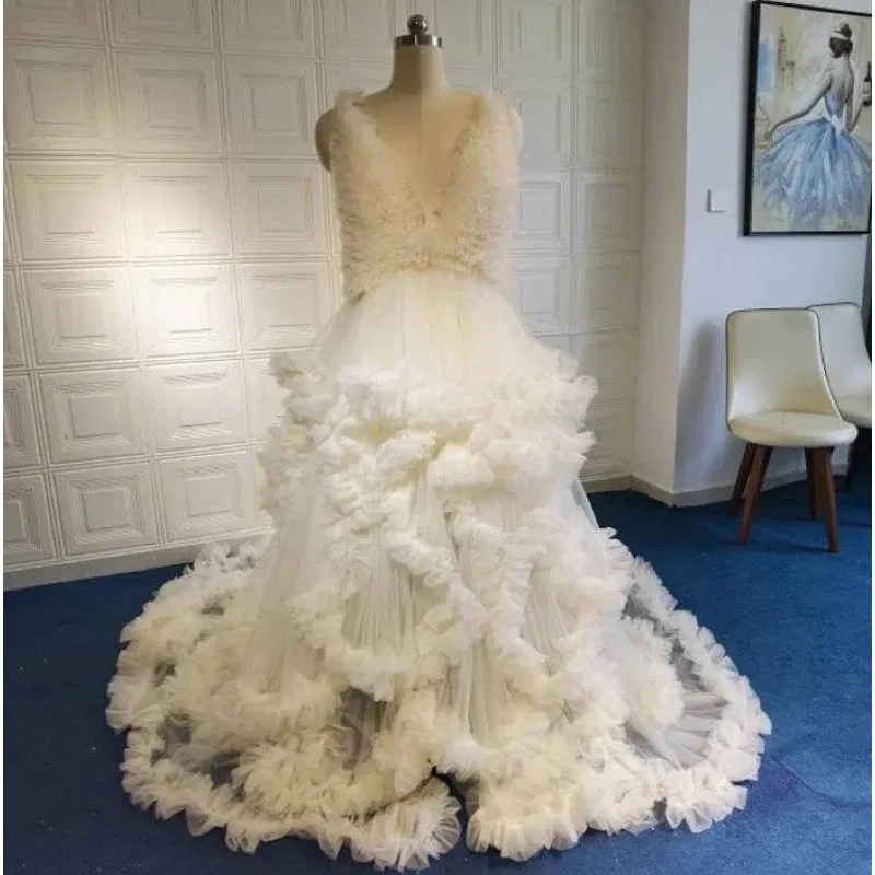 Color: Gold, Maternity Size: XL, Ships From: CHINA - Tulle Long Maternity Dress Photoshoot ?»?°?‚?µ photography dresses baby shower dresses for pregnant woman ?»?°?‚?µ ?» ?±?µ - Image 5