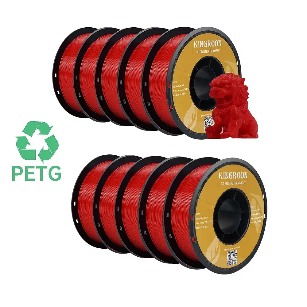 Color: BRIGHT RED, Ships From: CHINA - Top 3D Printer 10KG PLA PETG ABS Filament 3D Printing Plastic Material 1.75mm 100% No Bubble Spool