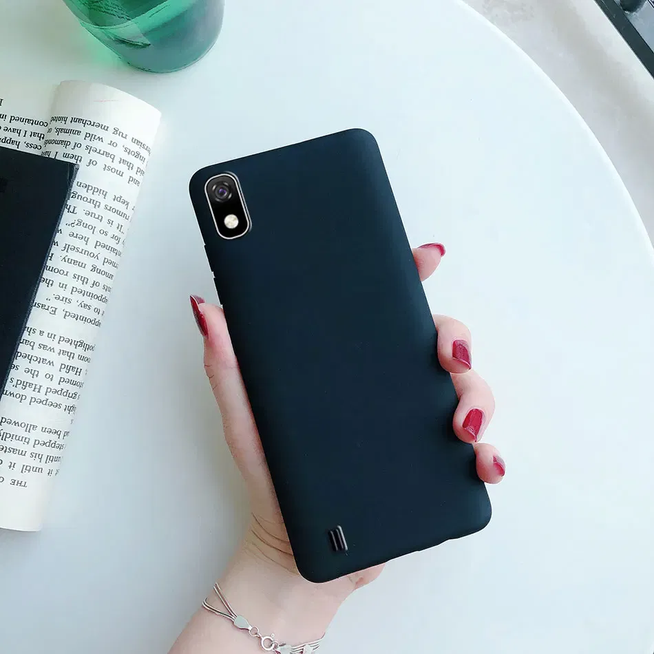 Color: Red, Material: Vinyl - Candy color Phone Case For Samsung galaxy A10 A20 A20E A30 A40 A50 A70 S A01 A11 A21 A31 A41 A51 A71 4G Silicone TPU Back Cover - Image 3
