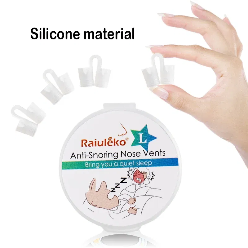 Color: Brown - Milky Anti-Snoring Device Healthy Sleeping Aid Equipment Anti Snore Apnea Mini Nose Clip Stop Snoring Nasal Dilator Breathe Easy - Image 6