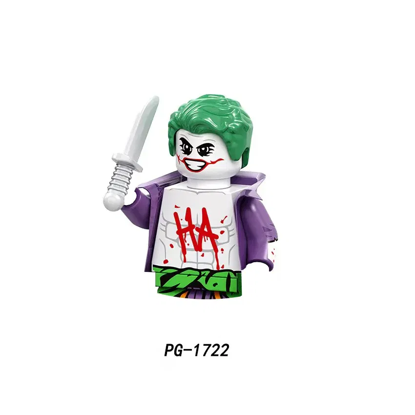 Color: Bright Green - Marvel Blocks Brick Hero Batman Joker Superman Catwoman Mini Figure Building blocks Hot Toy Children's party gift - Image 6