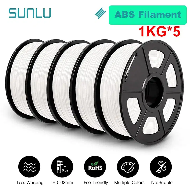 Color: Pink, Ships From: CHINA - Top 3D Filament PETG/EASY ABS/TPU/ASA Filamnet 1.75mm 5Roll 1KG(TPU 0.5KG/Roll) 3D Printer Filament for 3D Printer